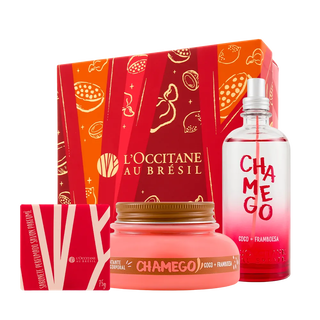 Presente Chamego: Sabonete, Frapp&eacute; Hidratante e Mist Perfumado